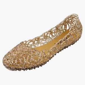 Women jelly ballet flat shoes